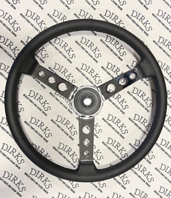 Dirks1238 - 20" Diameter Three Spoke Chrome Steering Wheel
