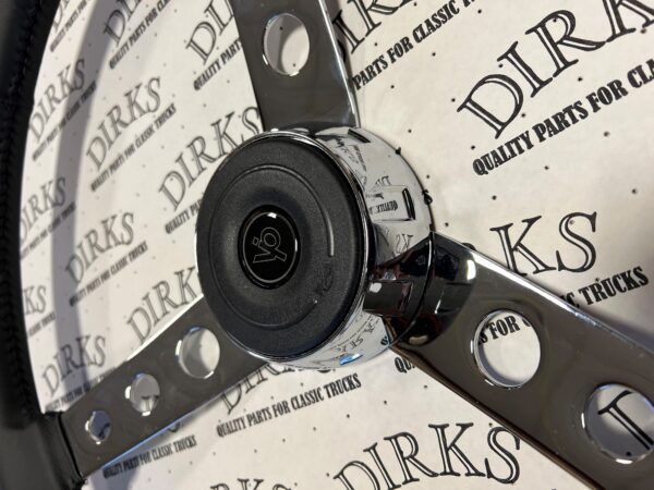 Dirks1238 - 20" Diameter Three Spoke Chrome Steering Wheel - Image 2