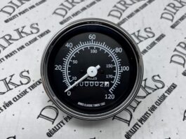 Dirks1502 - 3-3/8" Mechanical Speedometer 0-120 MPH