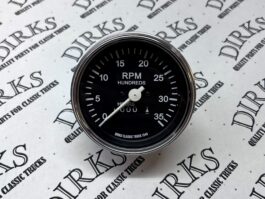 Dirks1548 - 3-3/8" Mechanical Tachometer With Hour Meter