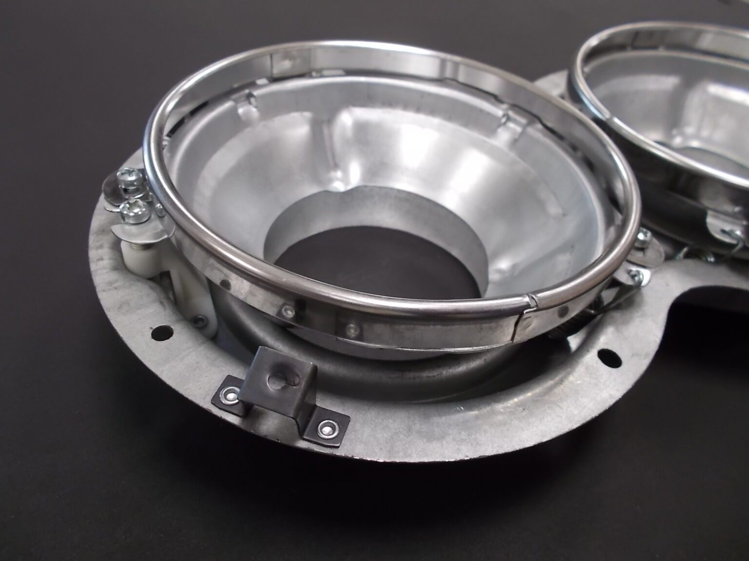 Dirks1683 - Dual Round Headlamp Inner Bucket, RH - Dirk's Classic Truck
