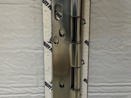 Dirks1496 - Kenworth Polished Stainless Steel Hinge, LH