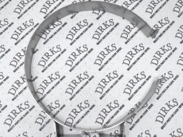 Dirks2011 - Kenworth W900 13" Air Cleaner Band - Polished Stainless