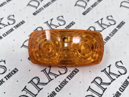 Dirks2018 - Rectangular Clearance / Marker Light - AMBER LED / AMBER LENS