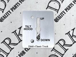 Dirks2085 - Air Tilt Hood Switch Plate