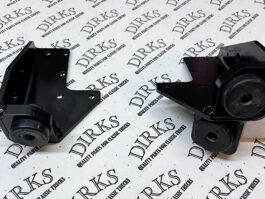 Dirks2114 - Peterbilt 359 Radiator Support Brackets for 3-Tie Rod Radiator Supports WITH Bushings